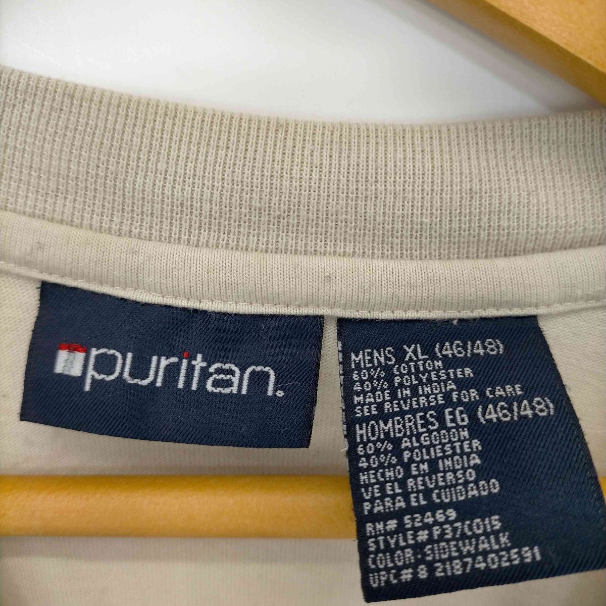 PURITAN(ピューリタン) 90S S/S カットソー メンズ JPN：XL 中古 古着 0325_画像6