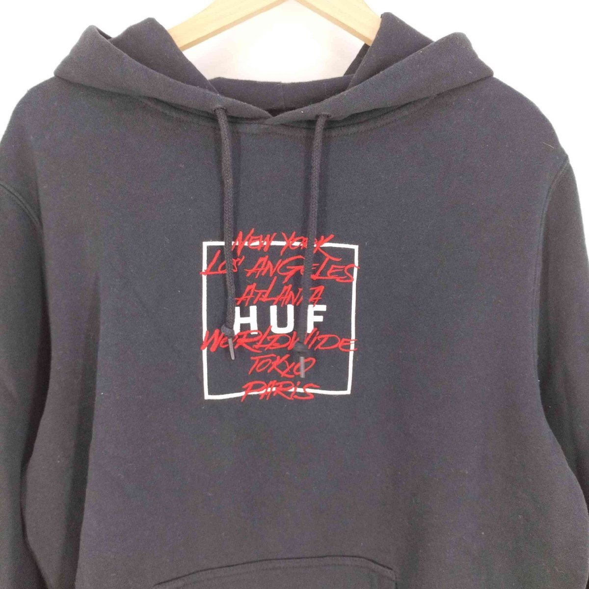 HUF(ハフ) TAKEOVER P/O HOODIE テイクオーバー P/O フーディ メンズ impo 中古 古着 0824_画像3