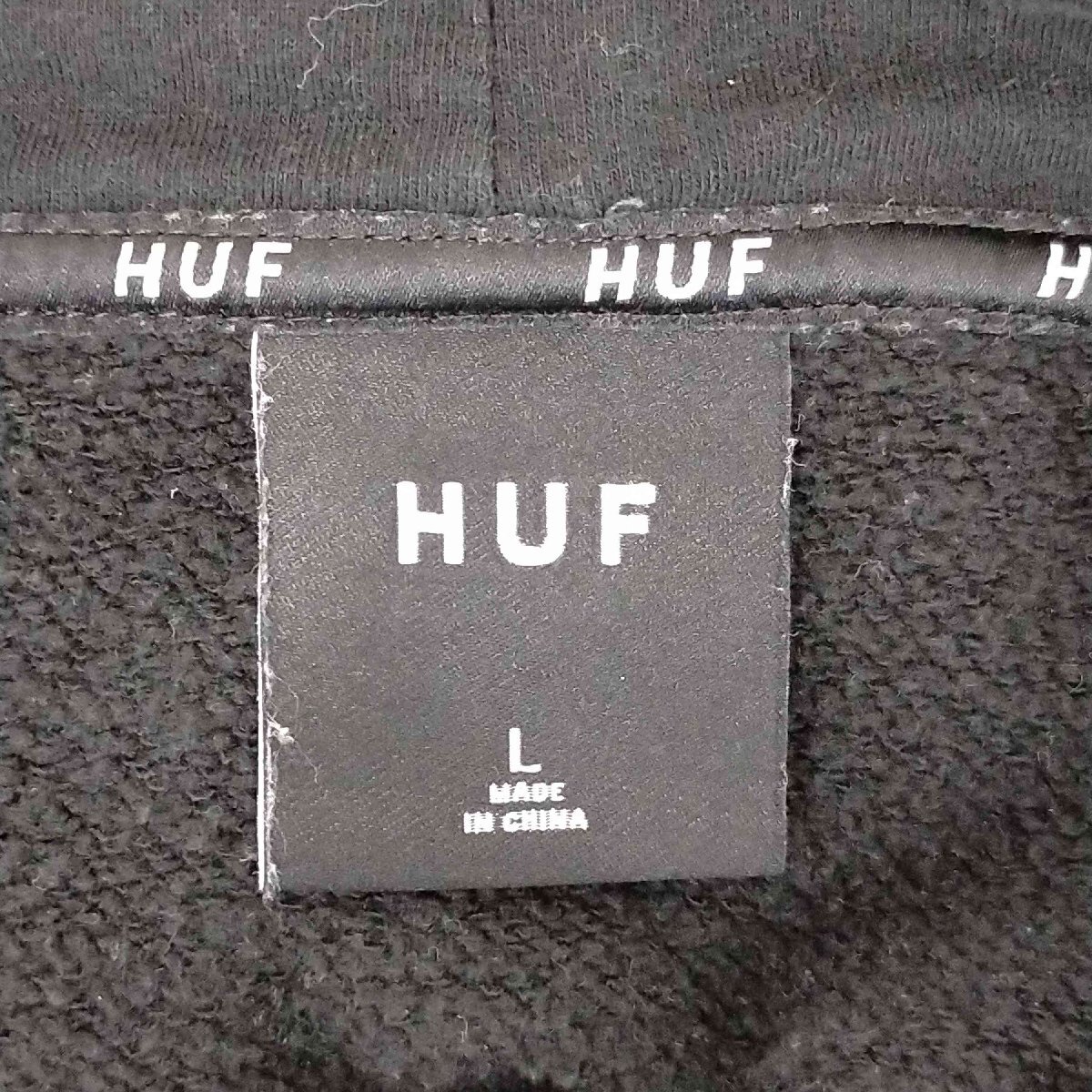 HUF(ハフ) Prism Pullover Hoodie トライアングルロゴ パーカー メンズ JPN： 中古 古着 0803_画像6