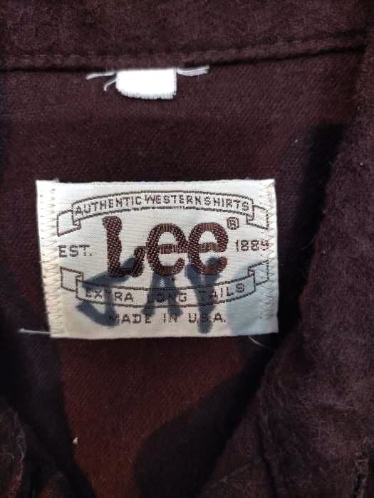Lee(リー) 70s ウエスタンネルシャツ メンズ 表記無 M 中古 古着 0429_画像3