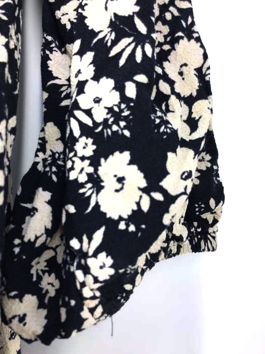 ZARA(ザラ) Black Daisy Floral Dress Sleeveless 花柄ワンピース 中古 古着 1027_画像5