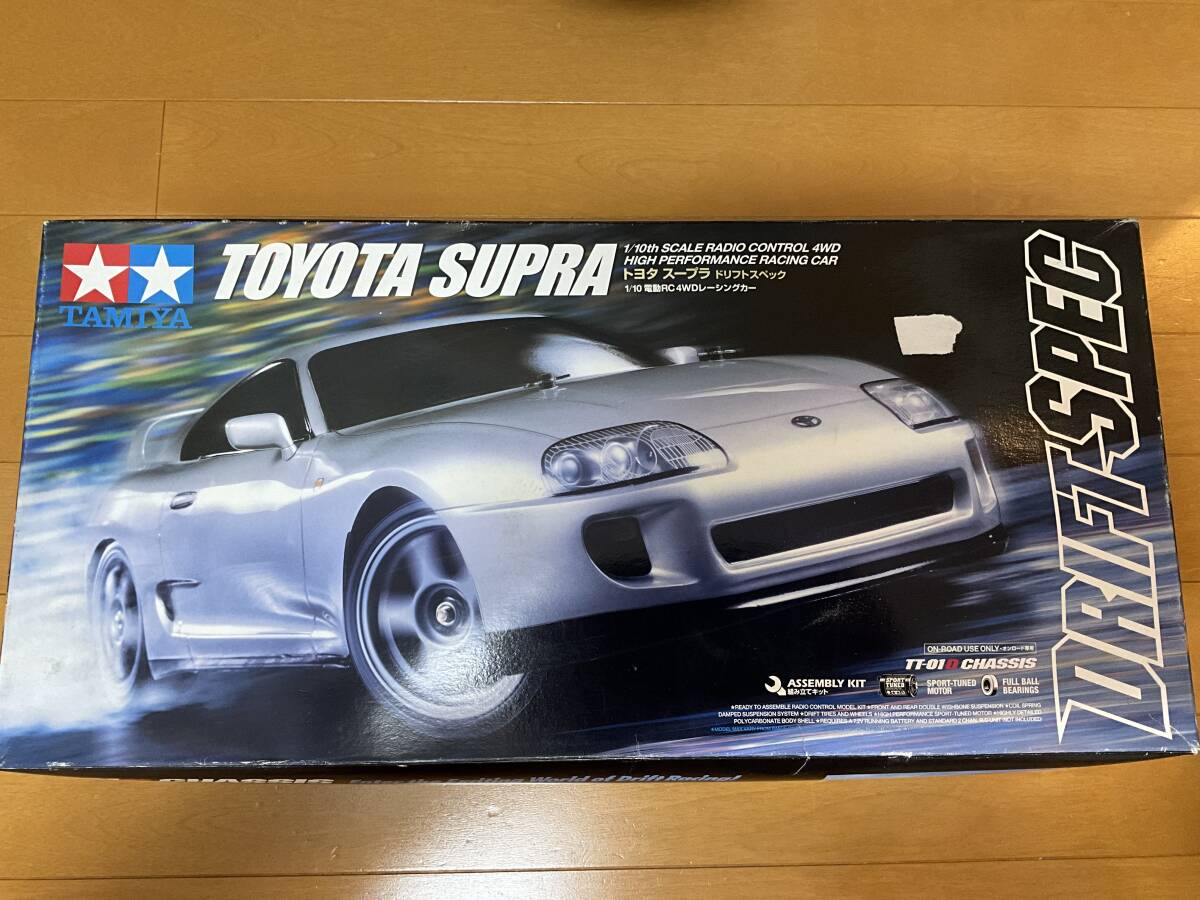 タミヤ　トヨタ　スープラ　TAMIYA TOYOTA SUPRA TT-01 DRIFT SPEC ラジコン_画像1