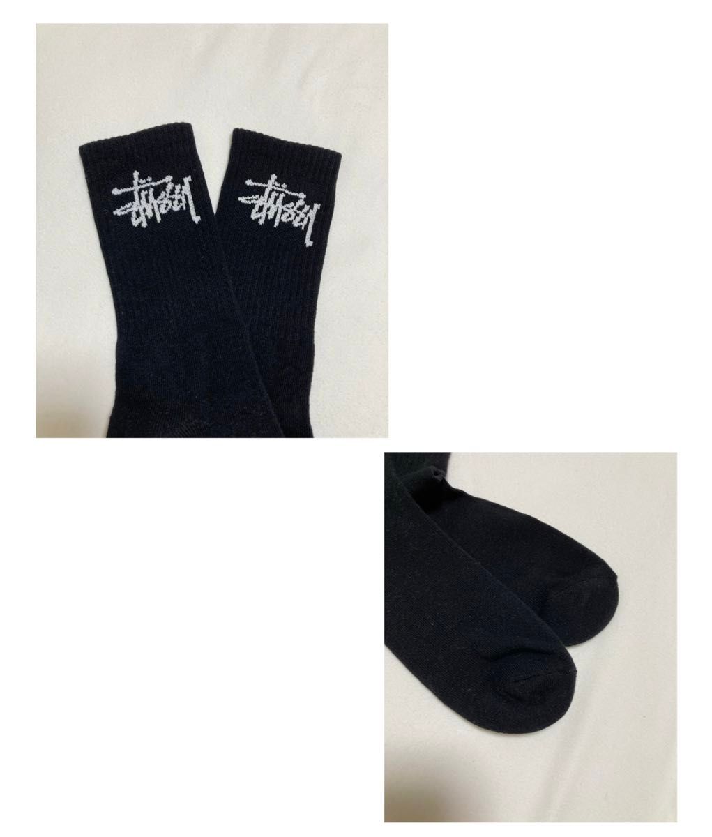 新品未使用　stussy ステューシー　ロゴハイソックス　セット販売　海外正規品