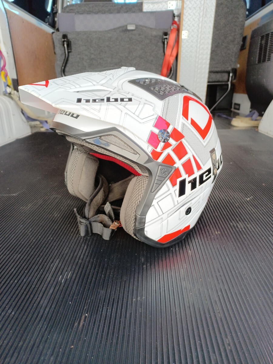 Hebo　エボ　ZONE4　トライアル　ヘルメット　中古　XLサイズ_画像2