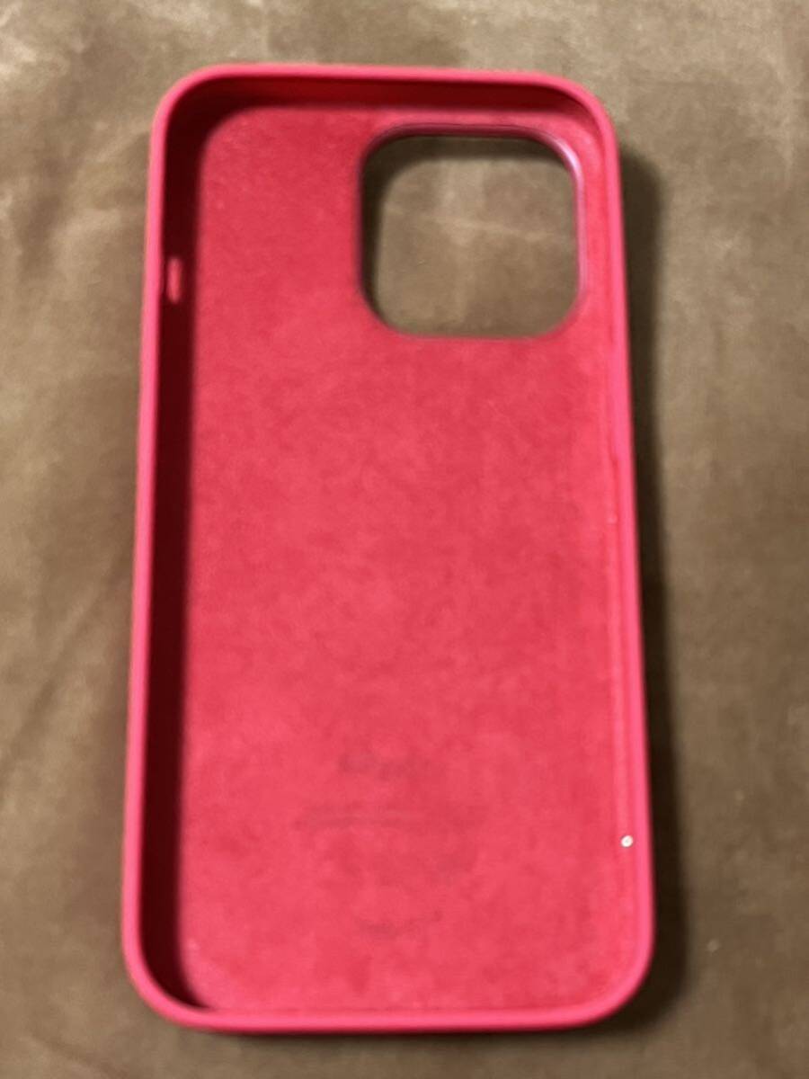 [ прекрасный товар ] оригинальный iPhone 13 Pro силиконовый чехол * красный 