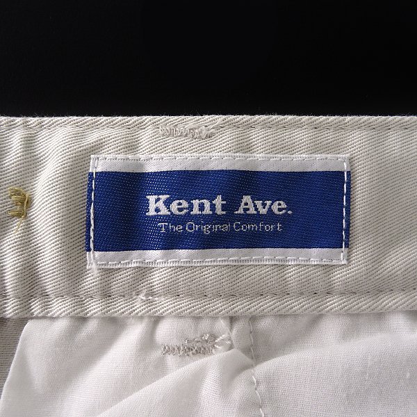 新品 ケントアヴェニュー ピーチ ツイル ガーメントダイ チノ パンツ 76(S) アイボリー 【P22939】 Kent Ave. スラックス 秋冬 メンズ_画像7