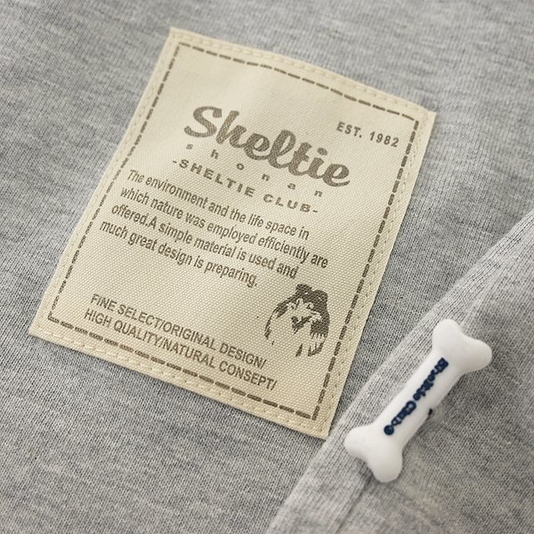 新品 シェルティークラブ 24SS 刺繍 ポケット 長袖 Tシャツ LL 灰 【SH1441110_97】 春夏 Sheltie Club クルーネック ロンT カットソー_画像8