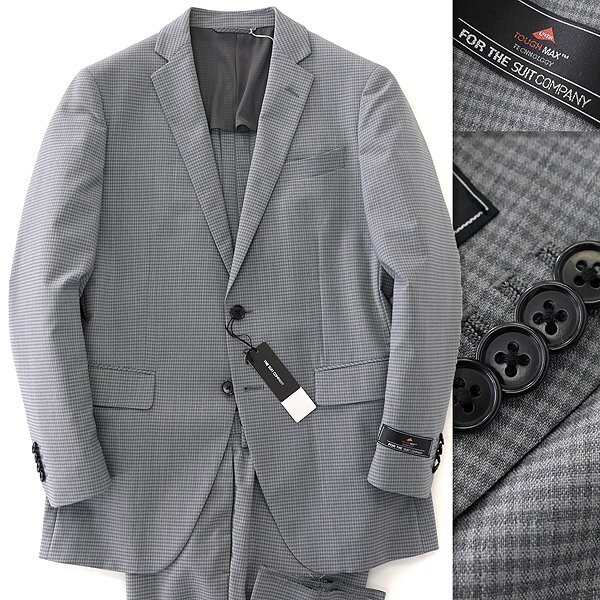  new goods suit Company spring summer TOUGH MAXsia soccer Like suit AB7( wide width L) ash [J55934] 180-4D COMMUTECH mesh summer check 