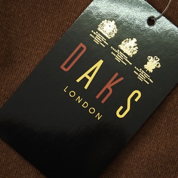 新品 2万 ダックス 日本製 ライト スウェット トレーナー パンツ セットアップ L 茶 ベージュ 【J54627】 DAKS LONDON ジャージー_画像9