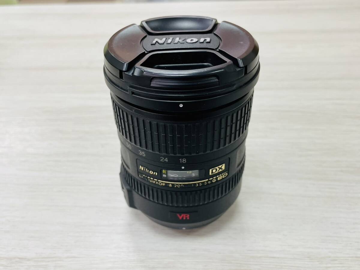 【動作確認済み】 Nikon AF-S DX VR ZOOM NIKKOR 18-200mm F/3.5-5.6 G IF-ED Lens ニコン レンズ レンズフード付 箱付 レンズフィルター付_画像2