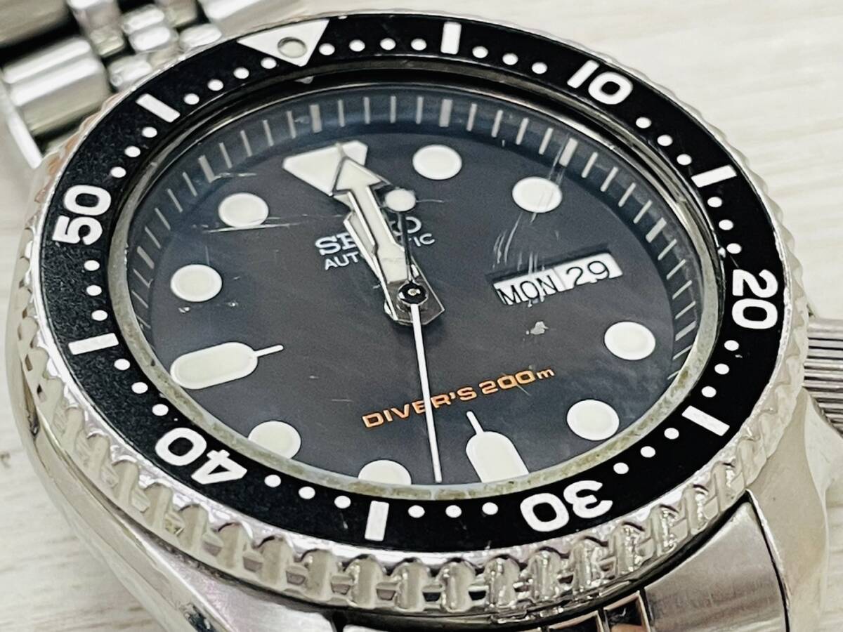【稼働品】 SEIKO セイコー ダイバーズ デイデイト 7S26-0020 自動巻きメンズ 腕時計 _画像3
