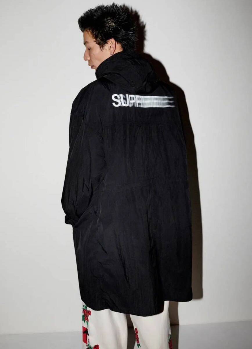 ★新品未使用【 XL 】 Supreme Motion Logo Lightweight Parka BLACK / 黒 シュプリーム モーション ロゴ boxの画像1