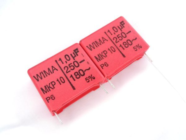 [10個] WIMA 250V 1.0uF ±5% MKP10 高音質オーディオ用フィルムコンデンサ_画像2