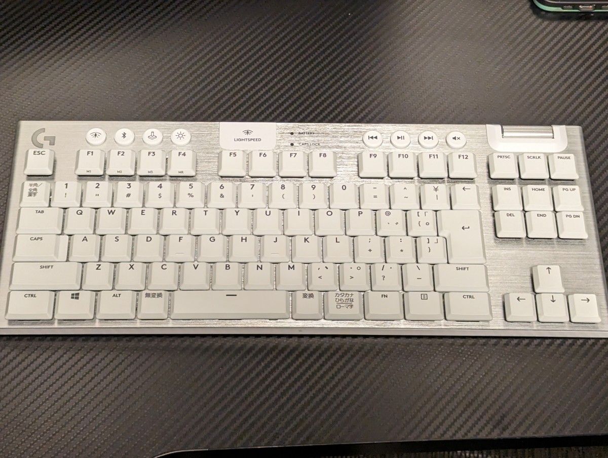 ロジクール G913 TKL ホワイト 中古  ゲーミングキーボード ワイヤレス Bluetooth  テンキーレス  