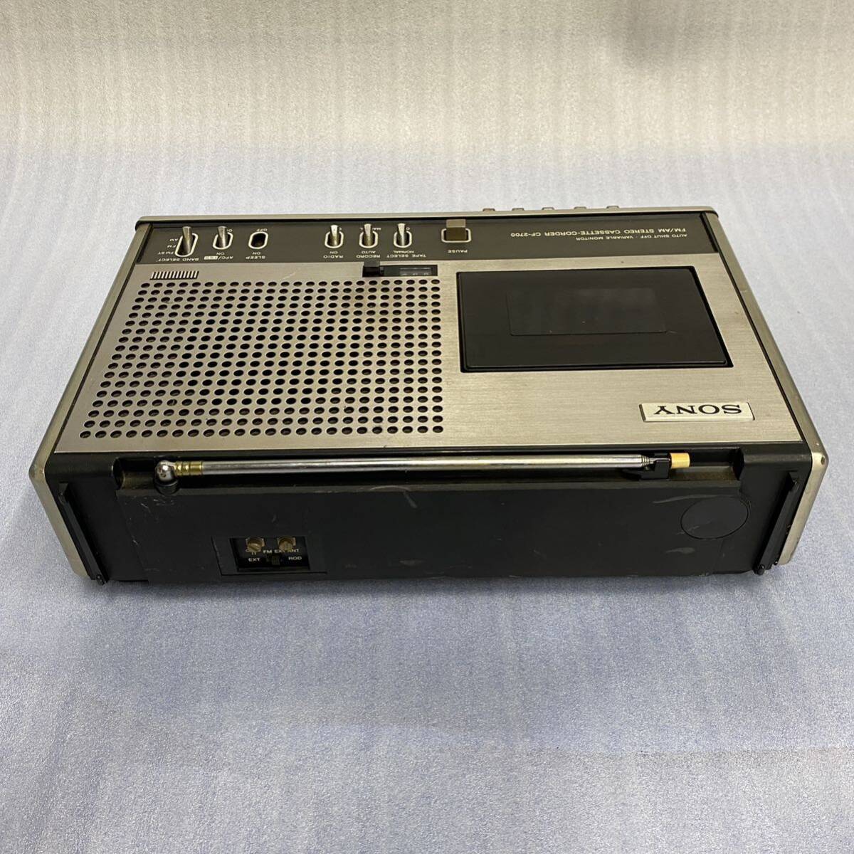 ★SONY ソニー CF-2700 カセット デンスケ STEREO CASSETTE CORDER ポータブルレコーダー カセットレコーダー ラジカセの画像8