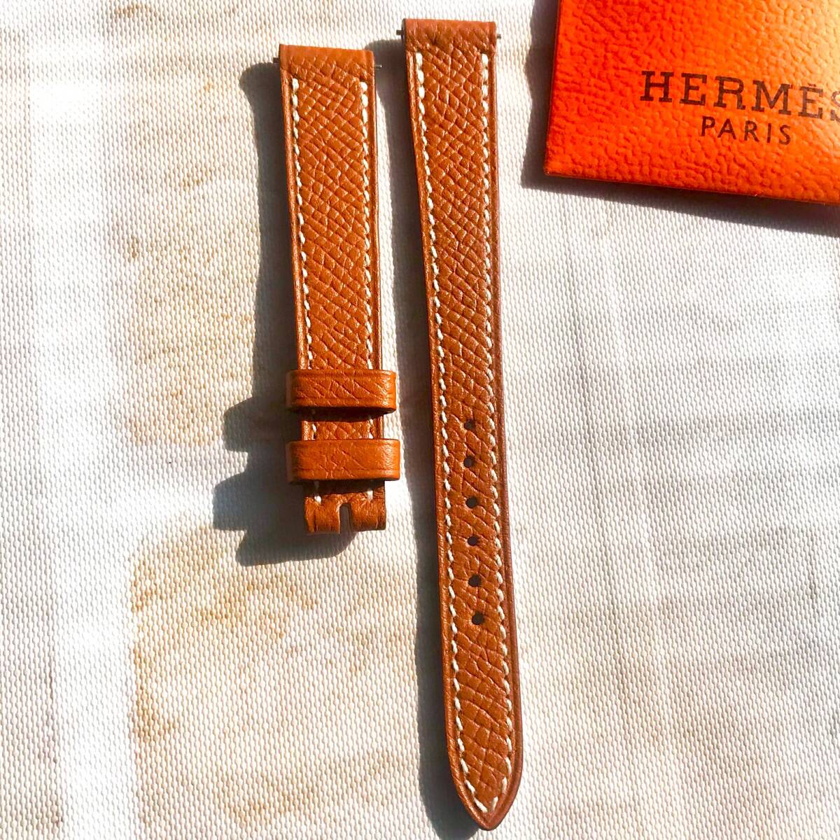 【未使用】エルメス 腕時計のベルト Hウォッチミニ TPM HH1.110 HH1.101 レディース_画像2