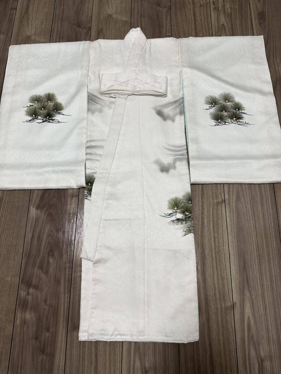 新品*未使用*祝い着*お宮参り*のしめ*着物*産着*お初着*男児*男の子*正絹*日本製*No.75の画像2