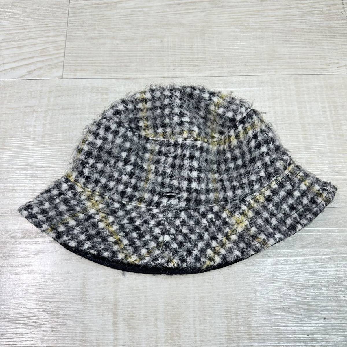 OUR LEGACY アワーレガシー BUCKET HAT モヘア 千鳥格子 チェック バケット ハット 帽子 A4238BPH Prenzlauer Houndstooth サイズ M/L_画像1