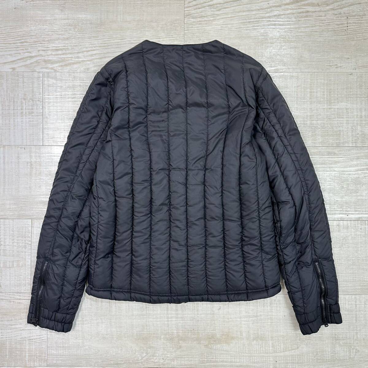 nonnative ノンネイティブ DWELLER DOWN BLOUSON POLY TAFFETA ホワイトグース ダウン ノーカラー ブルゾン NN-J2615 ブラック 系 サイズ 1_画像3