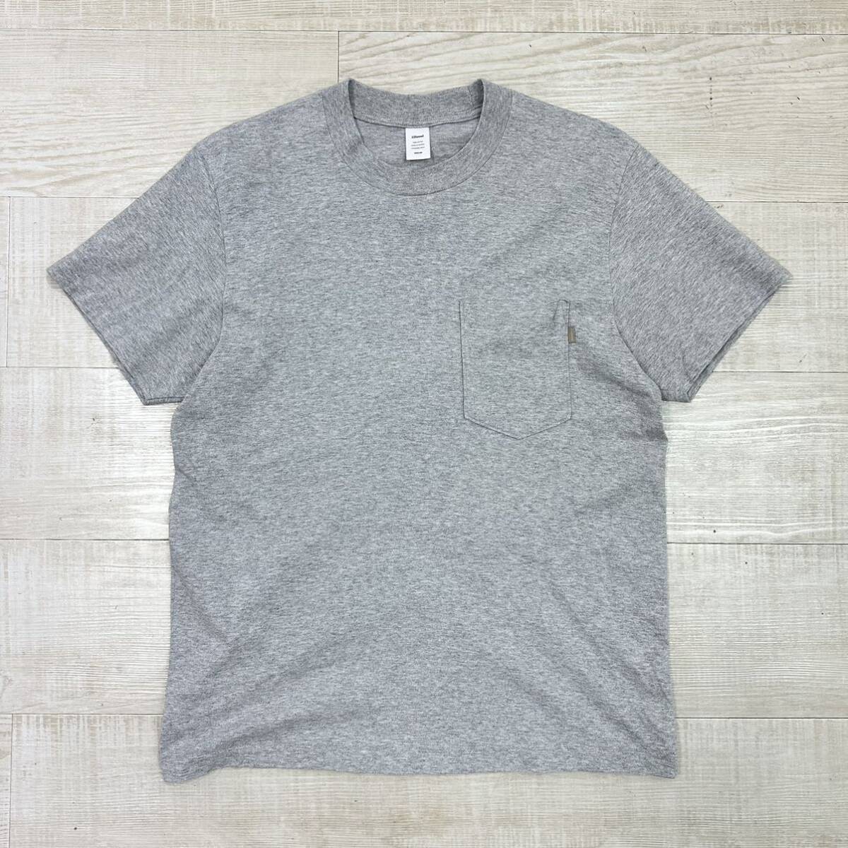 JJJJOUND ジョウンド J90 POCKET T-SHIRT ポケット Tシャツ ポケT TEE MADE IN CANADA カナダ製 グレー 系 サイズ M_画像1