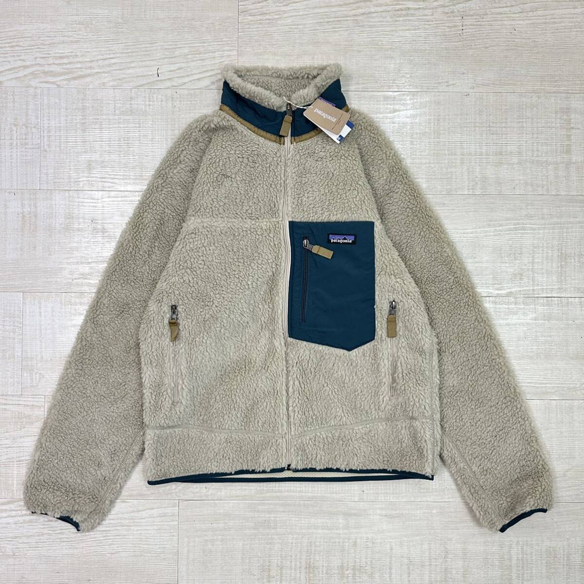 21aw 2021 未使用 Patagonia CLASSIC RETRO-X JACKET パタゴニア クラシック レトロX フリース カーディガン レトロ PEBG サイズ M_画像1