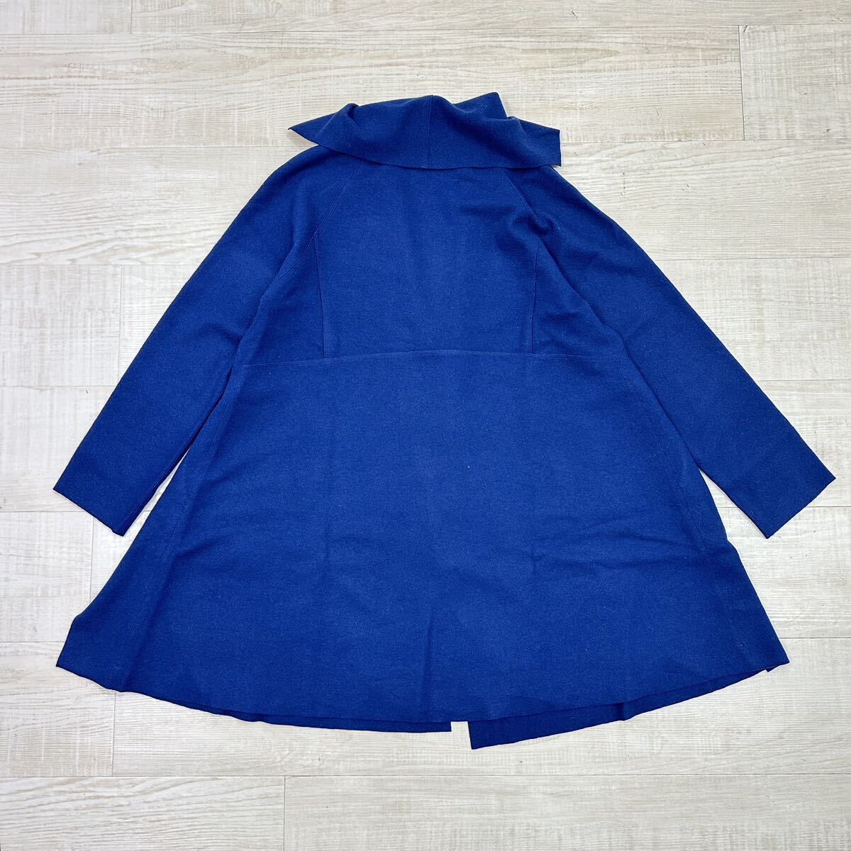 JURGEN LEHL ヨーガンレール フェルト ラム 圧縮 コート 羽織 COAT MADE IN JAPAN 日本製 ブルー 系 サイズ L_画像4