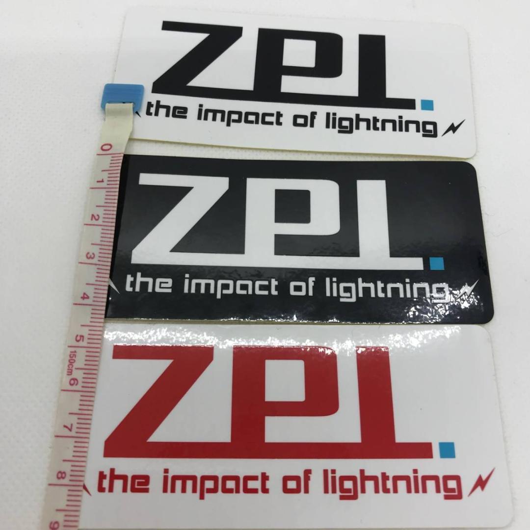 ZPI ロゴステッカー　3種類のセットです　　サイズ 10x4.5cm_画像3