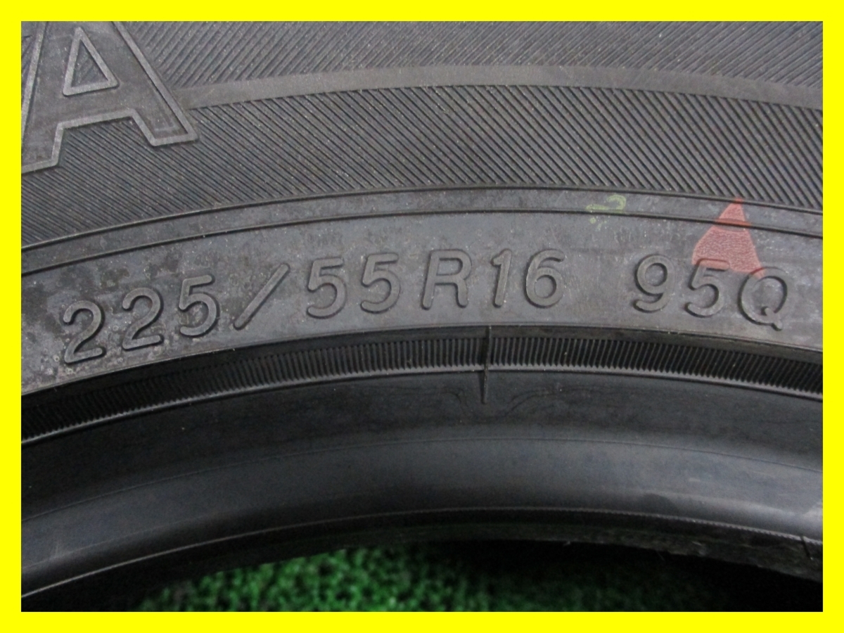 ZE030【送料無料 在庫処分!!】225/55R16 ★ 新品 ★ 新古 ラベル付 ヨコハマ スタッドレス iG50 2本 激安 ソアラ アリスト RX-8 GTO ベンツ_画像7