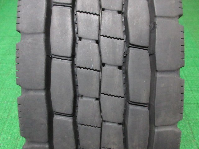 ZY573【送料無料】225/80R17.5 123/122 超溝高 8.5~9分山 オールシーズン DECTES SP680 2023年製 6本 激安 中型 4トン トラック キャンター_画像4