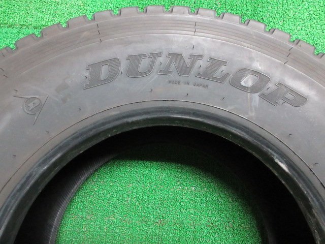 ZD558【送料無料】365/70R22.5 160 超溝高 8.5分山 ダンロップ スタッドレス SP090 21年製 2本 自山 激安 大型 トラック 除雪 ローダー 等_画像8