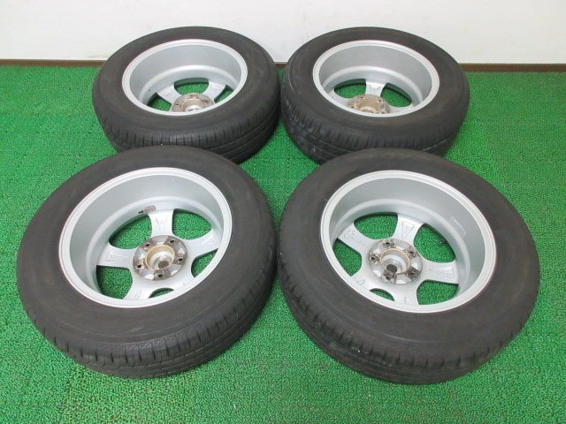 ZR592【送料無料】195/65R15 超溝高 8~8.5分山 夏タイヤ NANOENERGY 3 PLUS 高年式 ホイールセット 4本 激安 クラウン セレナ シビック 等_画像10