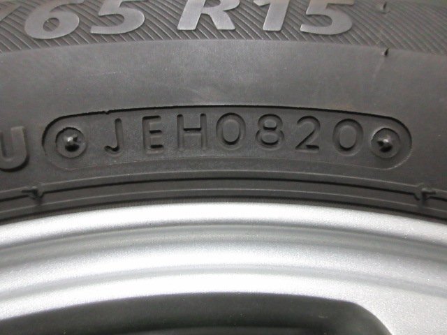 ZZ009【送料無料】175/65R15 超溝高 ブリヂストン 夏タイヤ NEXTRY 20年製 ホイールセット 4本 激安 フィット インサイト ヴィッツ アクアの画像7