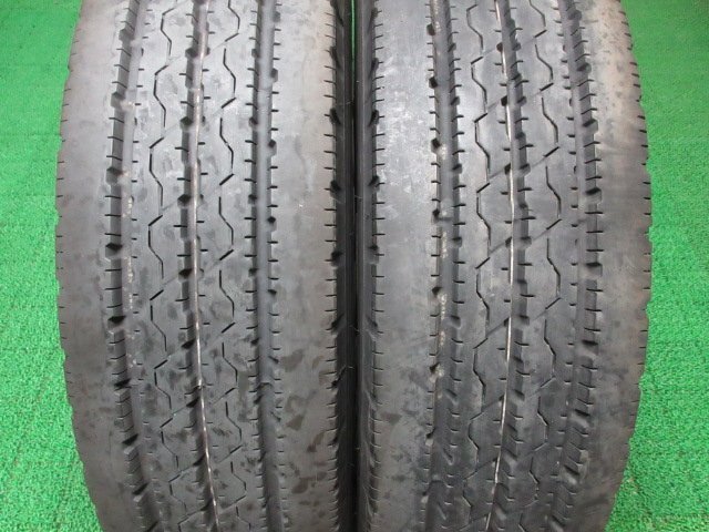 ZL859【送料無料 在庫処分】205/85R16 117/115 超溝高 8.5分山 ブリヂストン 夏タイヤ DURAVIS R205 4本 激安 中型 2トン トラック エルフ_画像3