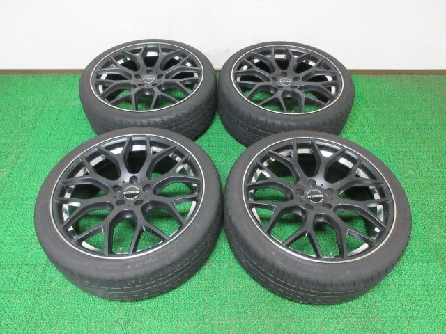 ZM084【送料無料 SALE品】245/35R20 超溝高 8~8.5分山 夏タイヤ 21年製 4本 ホイールセット 4本 VENERDI 激安 アルファード ヴェルファイア_画像1