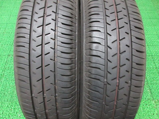 ZZ053【送料無料 SALE品】155/65R14 超溝高 8.5~9分山 ブリヂストン製 夏タイヤ 2023年製 アルミ ホイールセット 4本 ダイハツ ムーヴ 純正_画像2