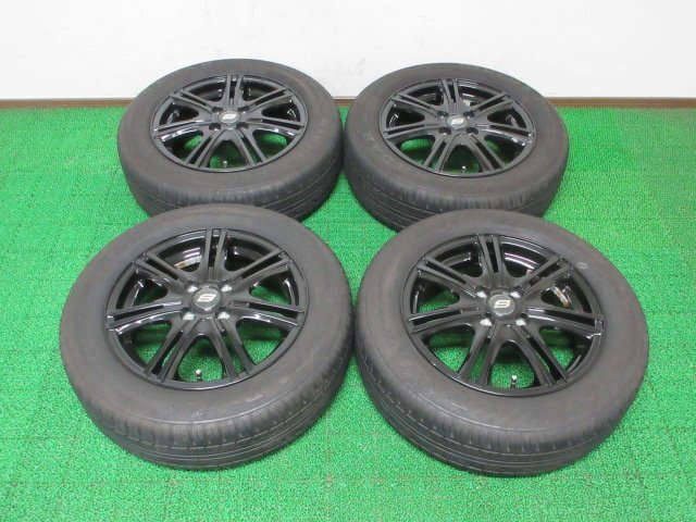 Z056【送料無料 SALE品】185/60R15 超溝高 8.5~9分山 夏タイヤ 2022年製 アルミ ホイールセット 4本 激安 フィット シャトル インサイト 等の画像1