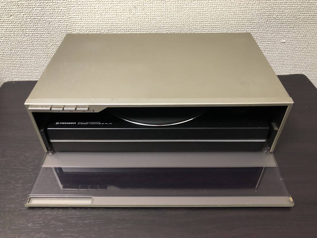 パイオニア pioneer PL-X7 レコードプレーヤー 取扱説明書 完動品_画像7