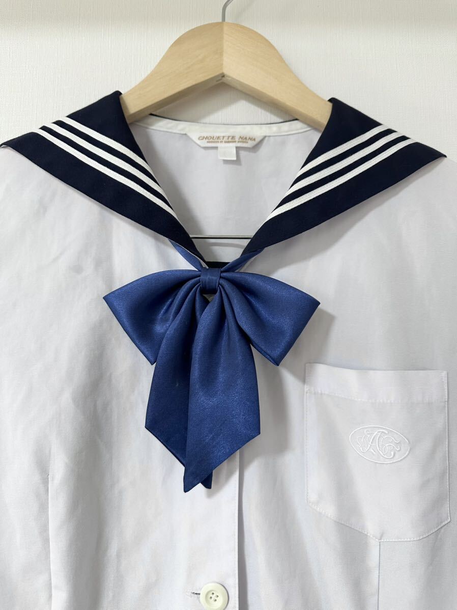 未使用　芦屋学園　大size　B体　コスプレ制服風合服上下３点セット　セーラー服_画像2