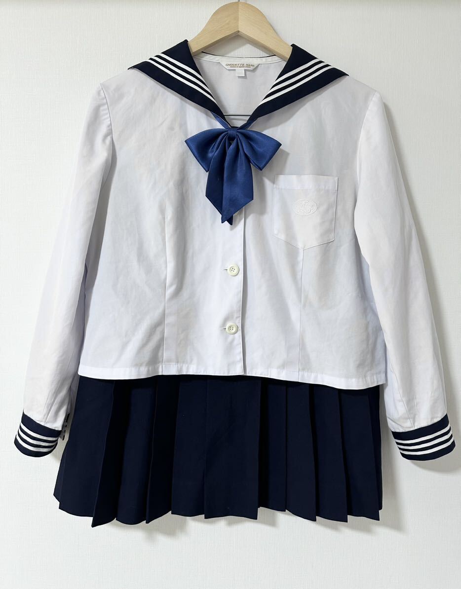 未使用　芦屋学園　大size　B体　コスプレ制服風合服上下３点セット　セーラー服_画像1