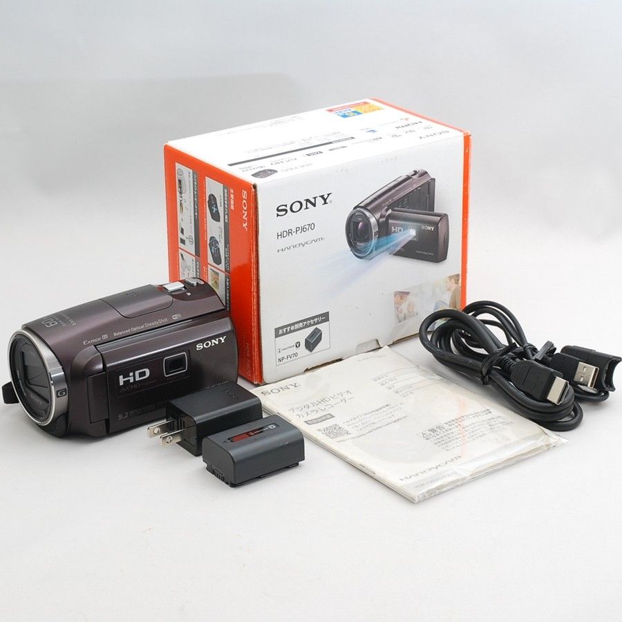 HDR-PJ670 主な仕様 | デジタルビデオカメラ Handycam HDR-PJ670 主な仕様 | デジタルビデオカメラ Handycam