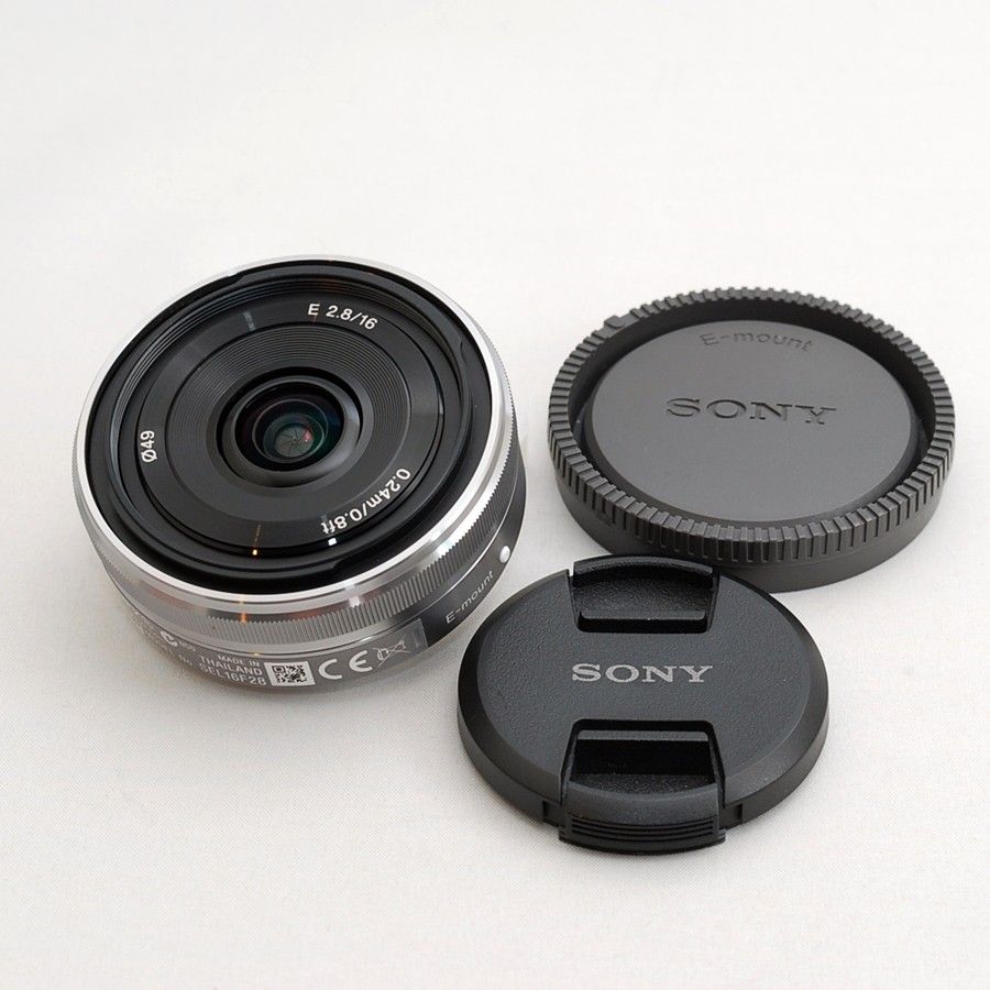 ソニー SONY E 16mm F2.8 単焦点レンズ SEL16F28 ミラーレス カメラ 中古