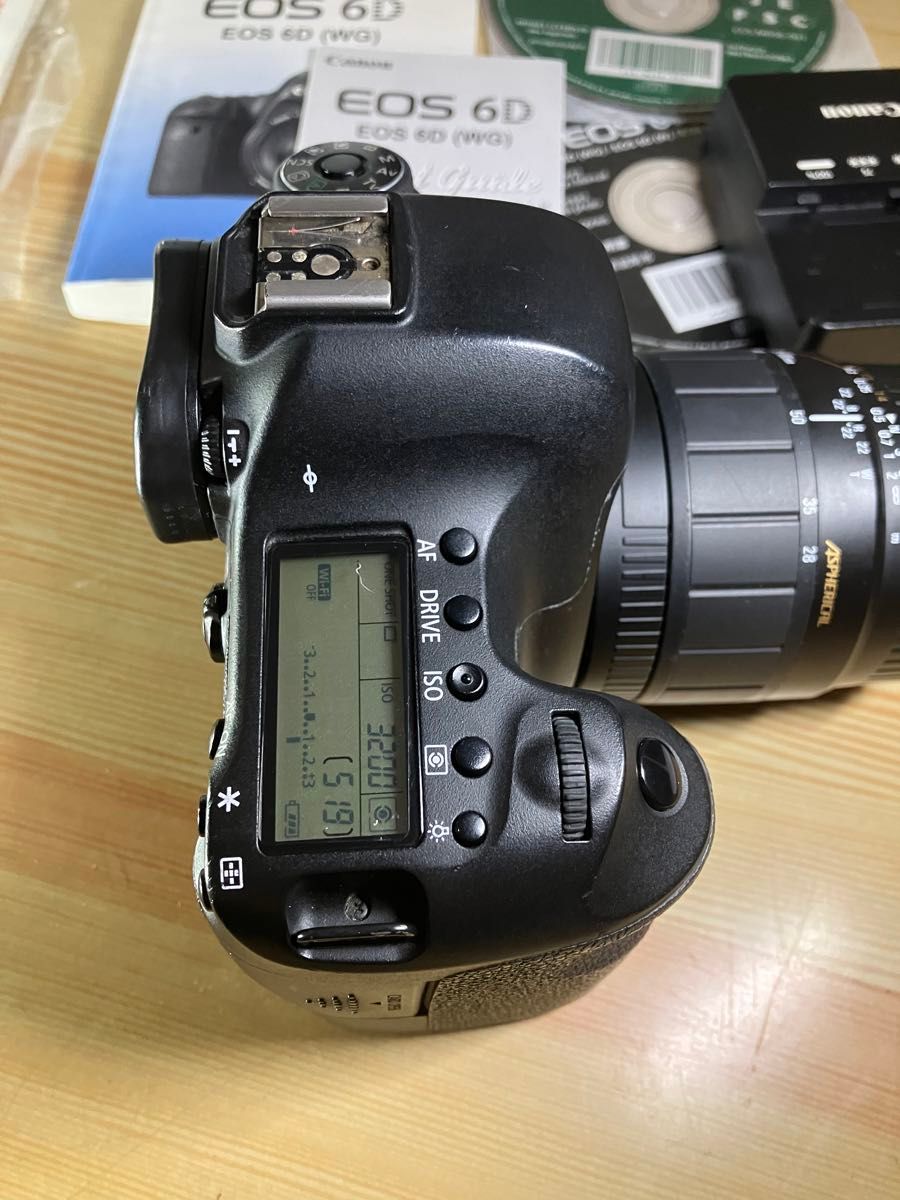 Canon EOS 6Dフルサイズセンサー2020万画素静止画、Wi-Fi転送ok,フルハイビジョン動画撮影可能