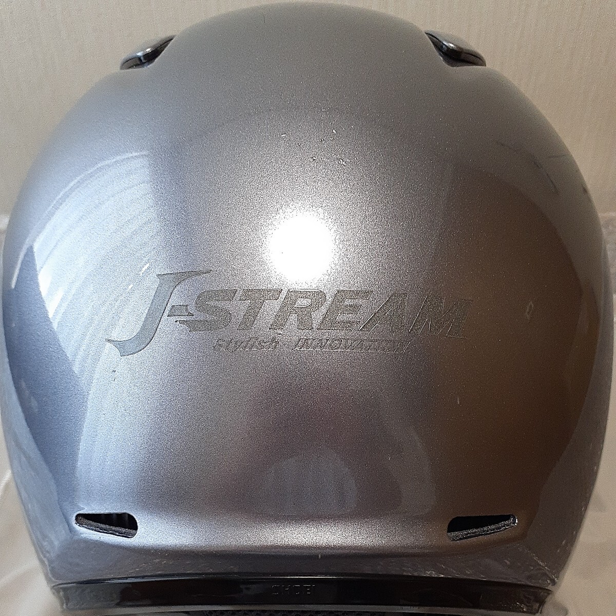 SHOEI J-STREAM パールグレーメタリック XL(61CM)　ショウエイ　jstream　ジェイ-ストリーム_画像6