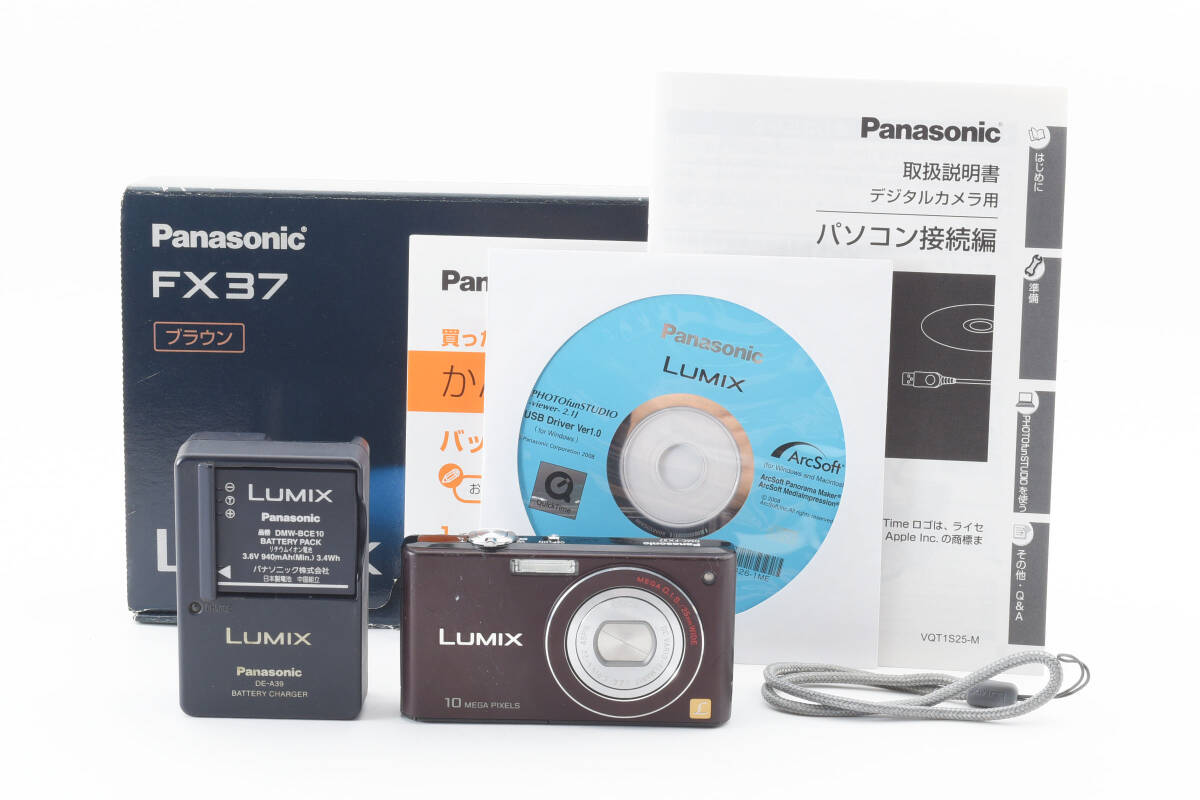 ★実用品★パナソニック Panasonic LUMIX DMC-FX37 ブラウン #9455