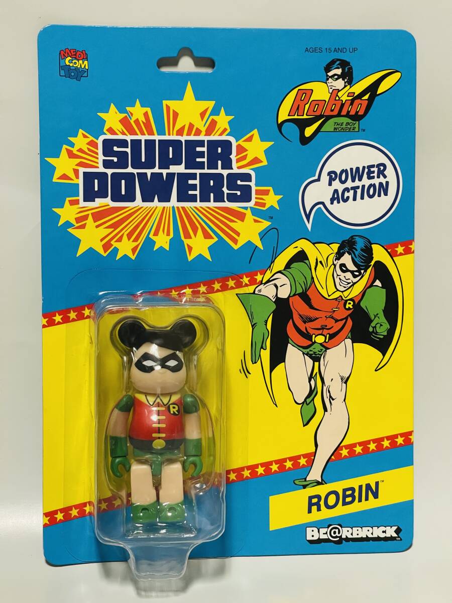BE@RBRICK 100% ロビン コミックver. バットマン メディコムトイ フィギュア 未開封