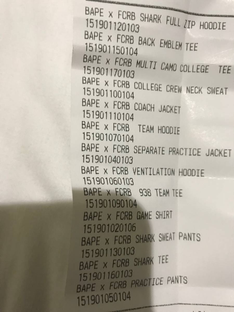 S□正規品□BAPE x FCRB SEPARATE PRACTICE JACKETジャケットA BATHING