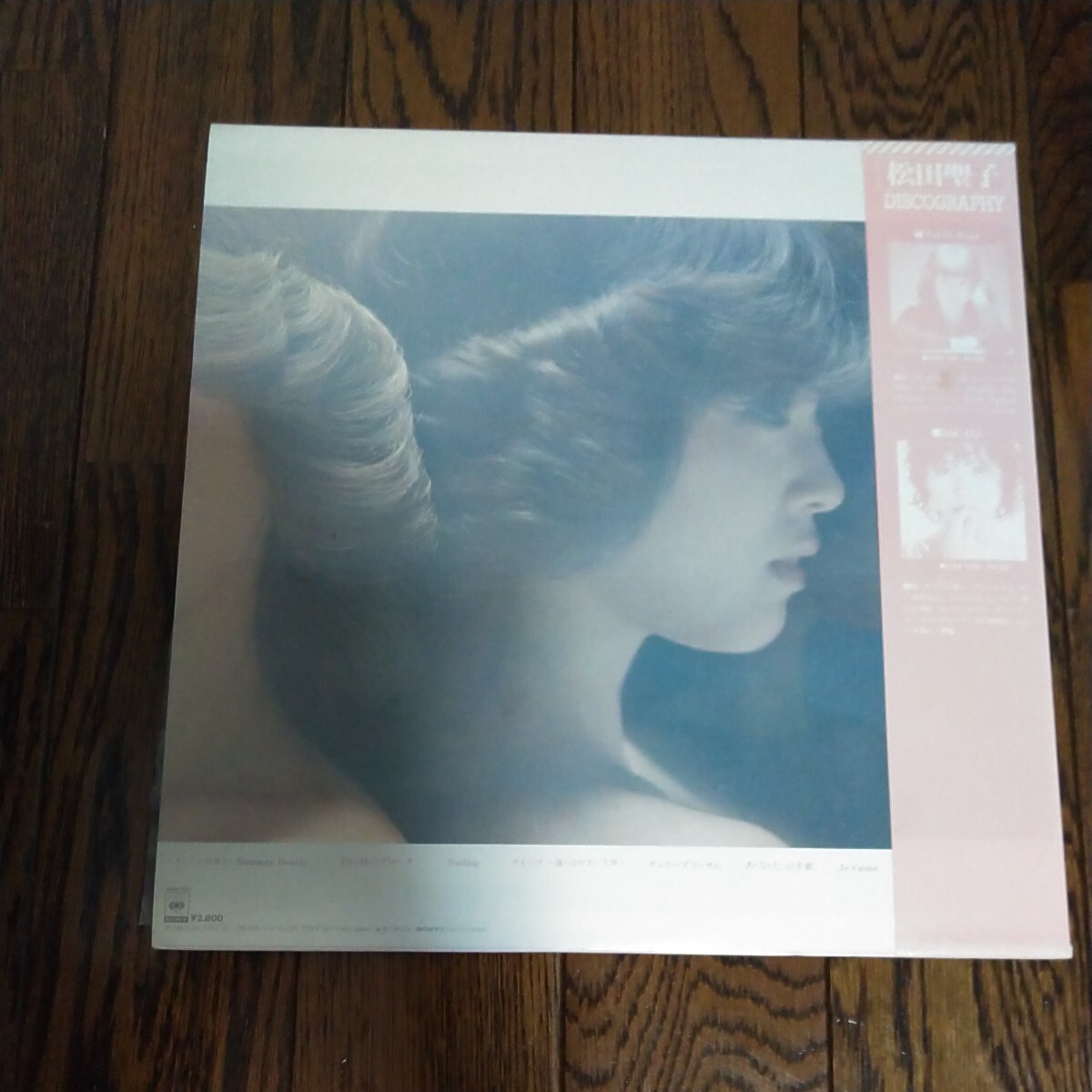 LP レコード 松田聖子 シルエット Silhouette 帯付 MATSUDA SEIKOの画像2