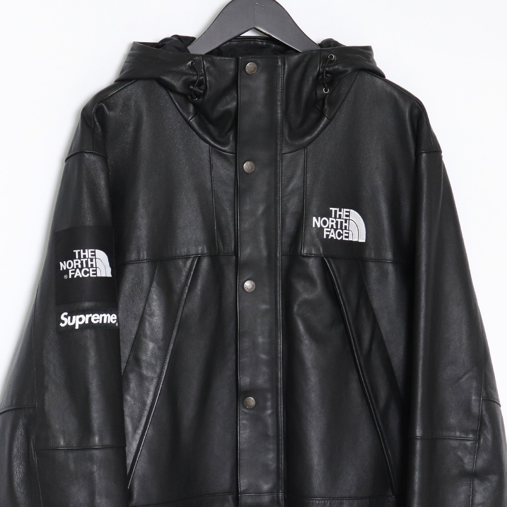 SUPREME × THE NORTH FACE Leather Mountain Parka M NF0A3VJ8 シュプリーム ザノースフェイス レザーマウンテンジャケット jacket_画像3