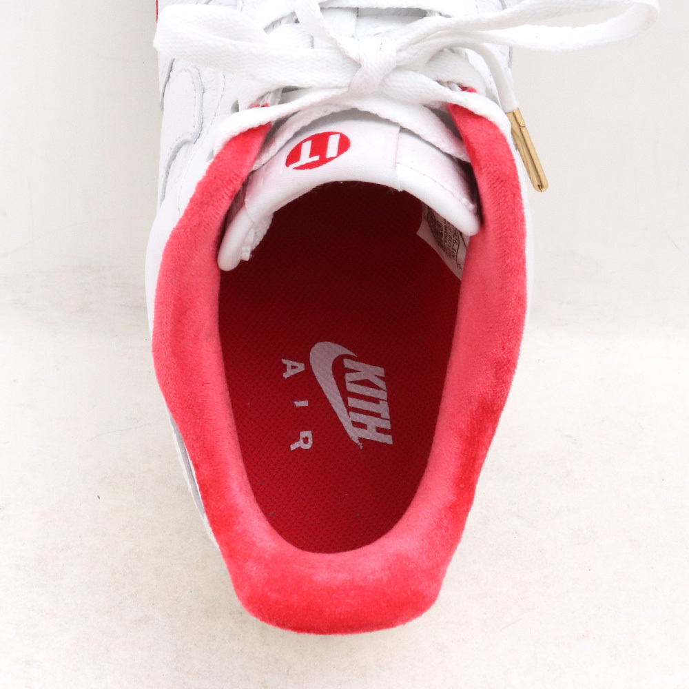 26.5cm NIKE × KITH AIR FORCE 1 LOW JAPAN WHITE RED CZ7926-100 ナイキ キス エアフォースワン ロー ホワイト レッド スニーカー_画像5