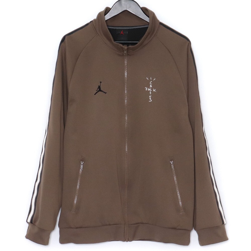 NIKE × TRAVIS SCOTT ジョーダントラックジャケット M ブラウン CK4035-260 ナイキ トラヴィススコット JORDAN TRACK JACKET ジャージ